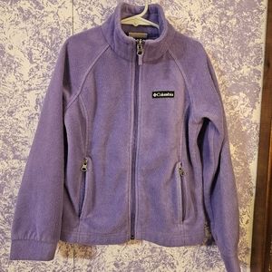 Girls Columbia fleece zip up